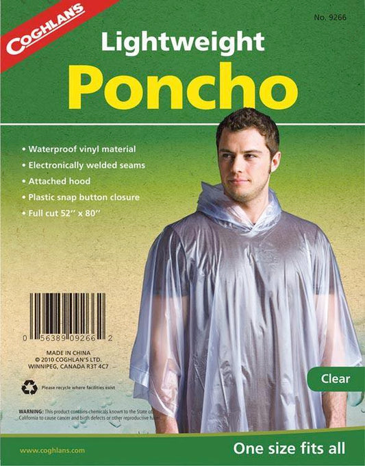 Product Image of Coghlan's Lightweight Poncho - Clear