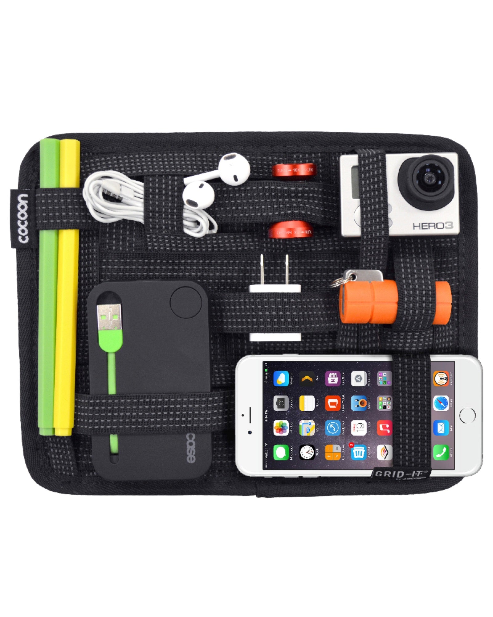 Ideal for organizing iPad Accessories, iPod, iPhone, BlackBerry and other digital devices