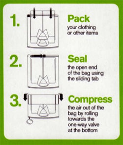 Korjo Compression Storage Bags - 3 Piece