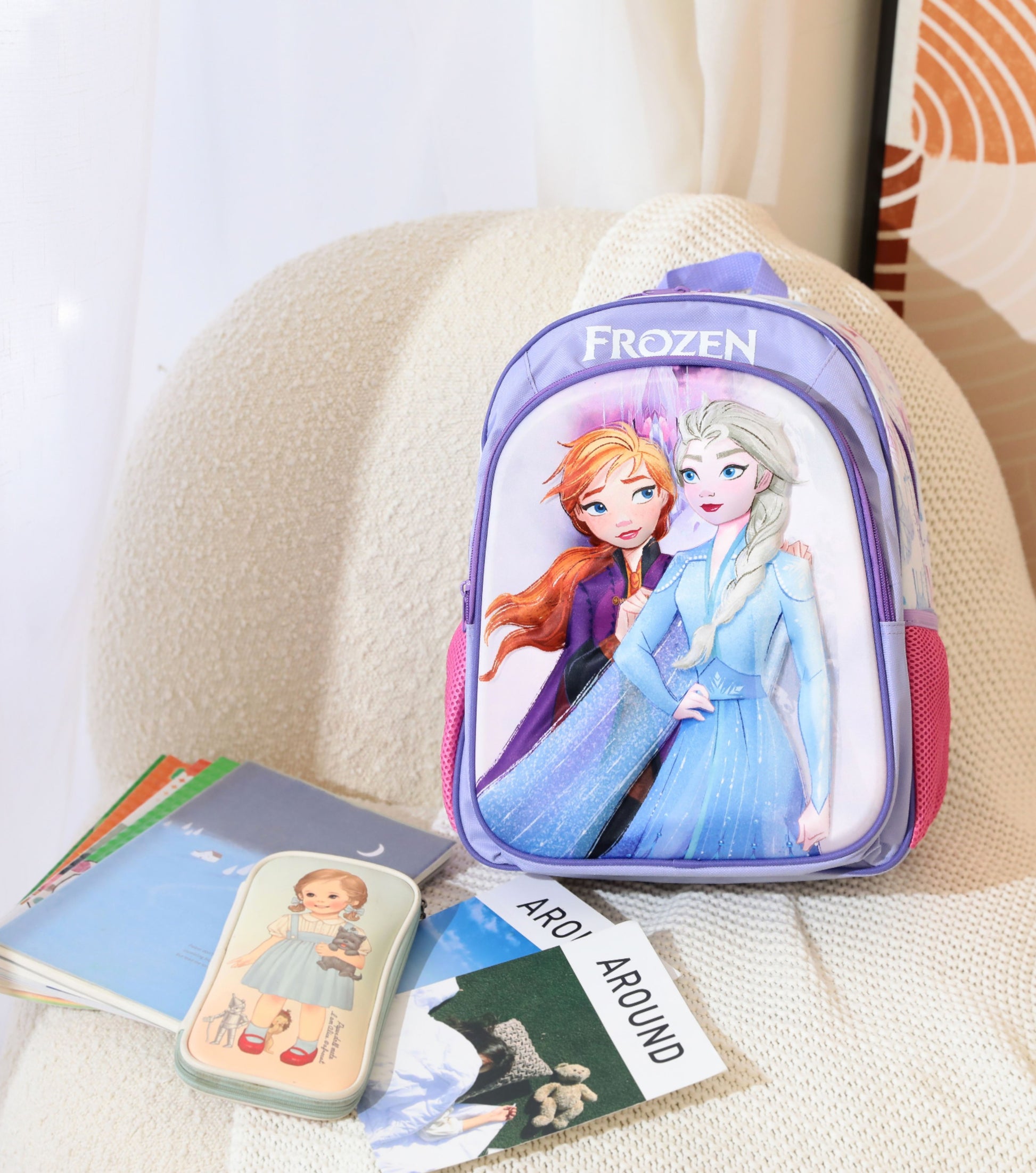 Disney Frozen Kids Backpack with 3D Embossed Design