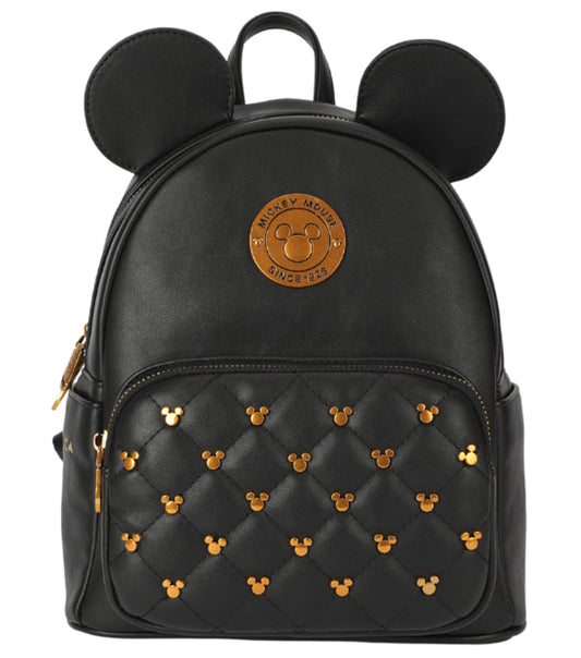 Disney Mickey Mouse Deluxe Mini Backpack with Ears - Black