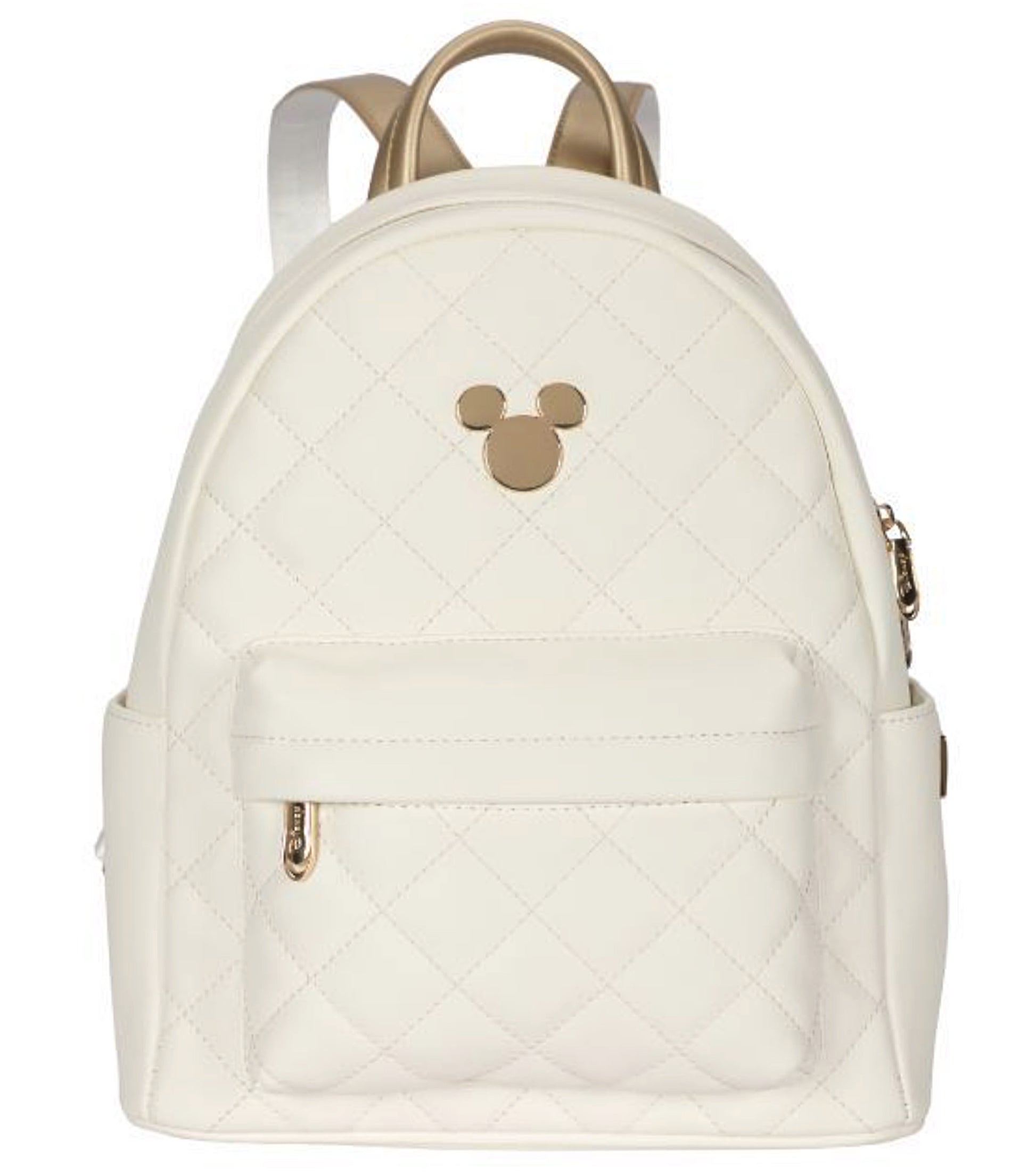 Disney Mickey Deluxe Quilted Mini Backpack - White