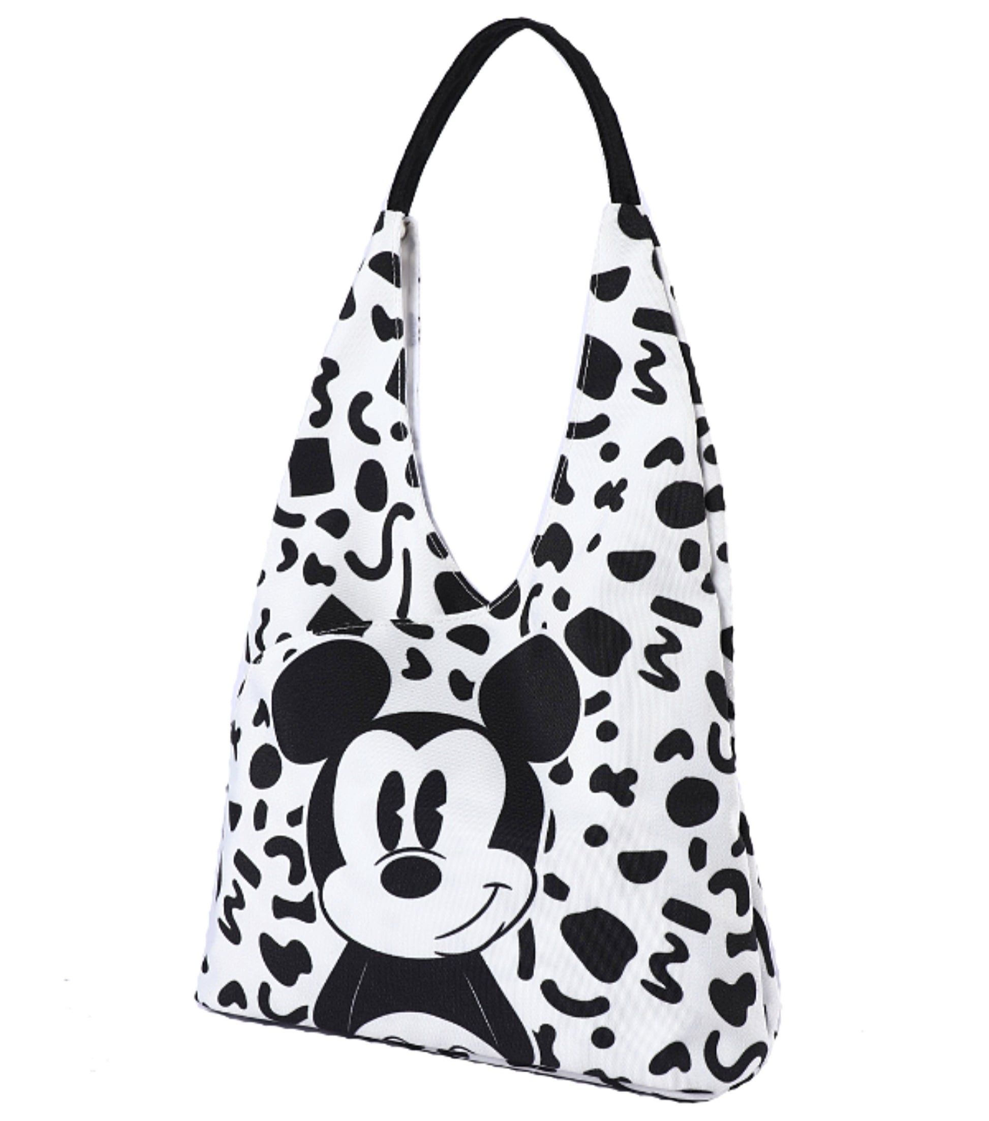 Disney Mickey Canvas Shopper - Black / White