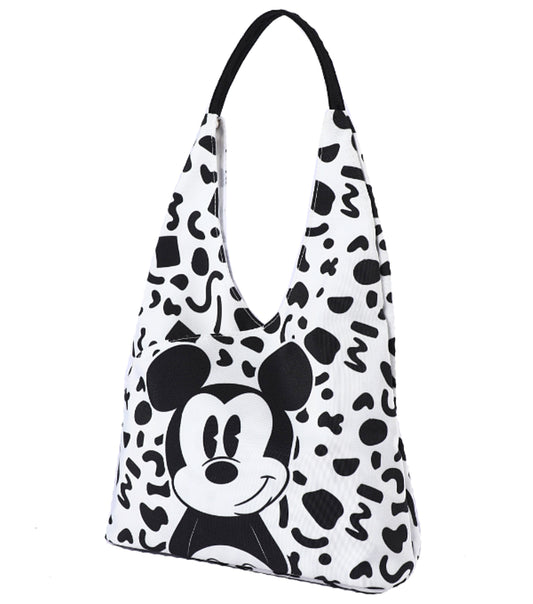 Disney Mickey Canvas Shopper - Black / White