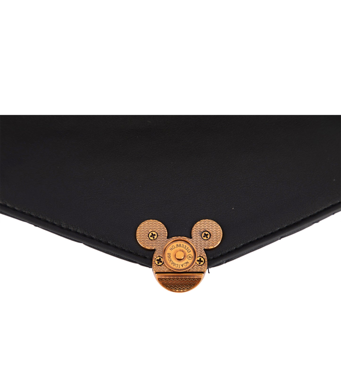 Disney Mickey Quilted Shoulder Bag - Black