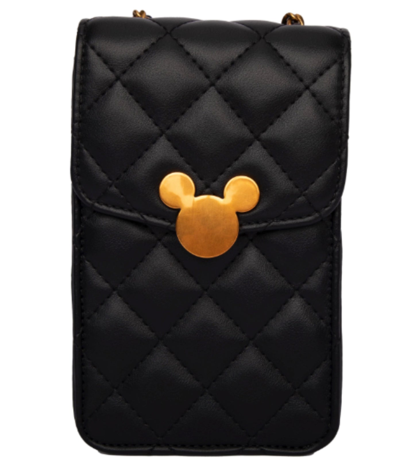 Disney Mickey Quilted Utility Shoulder Bag - Black