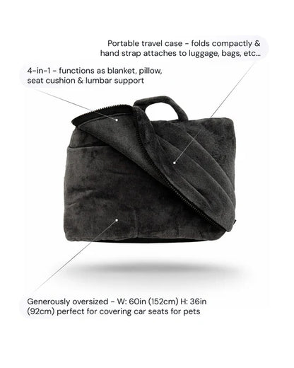 Cabeau Fold 'n Go 4-in-1 travel blanket – features overview