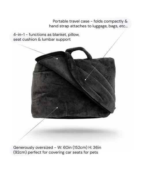 Cabeau Fold 'n Go 4-in-1 travel blanket – features overview