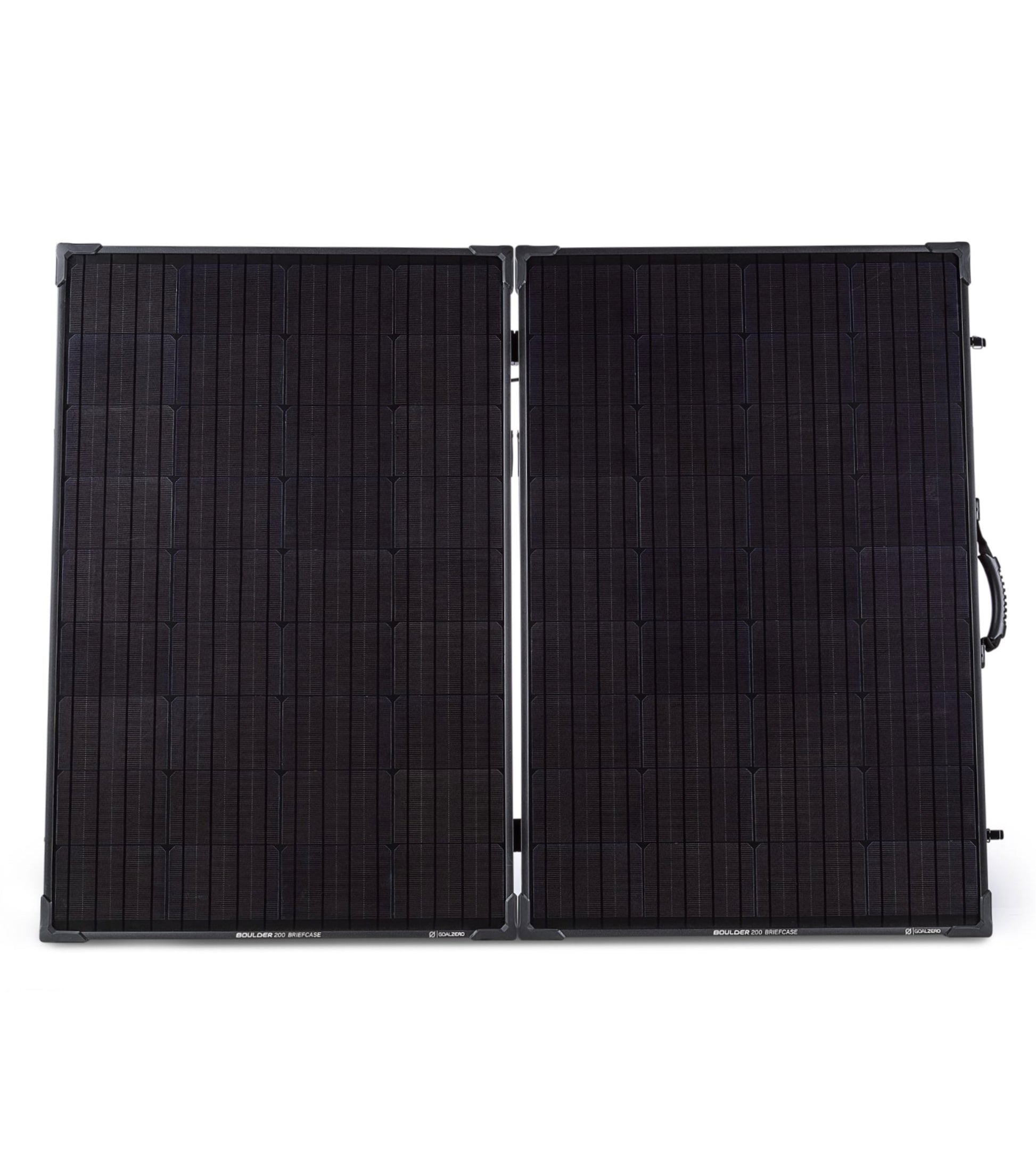 200 total Watts - two 100 Watt panels (18-22V) chained together and connected by a hinge