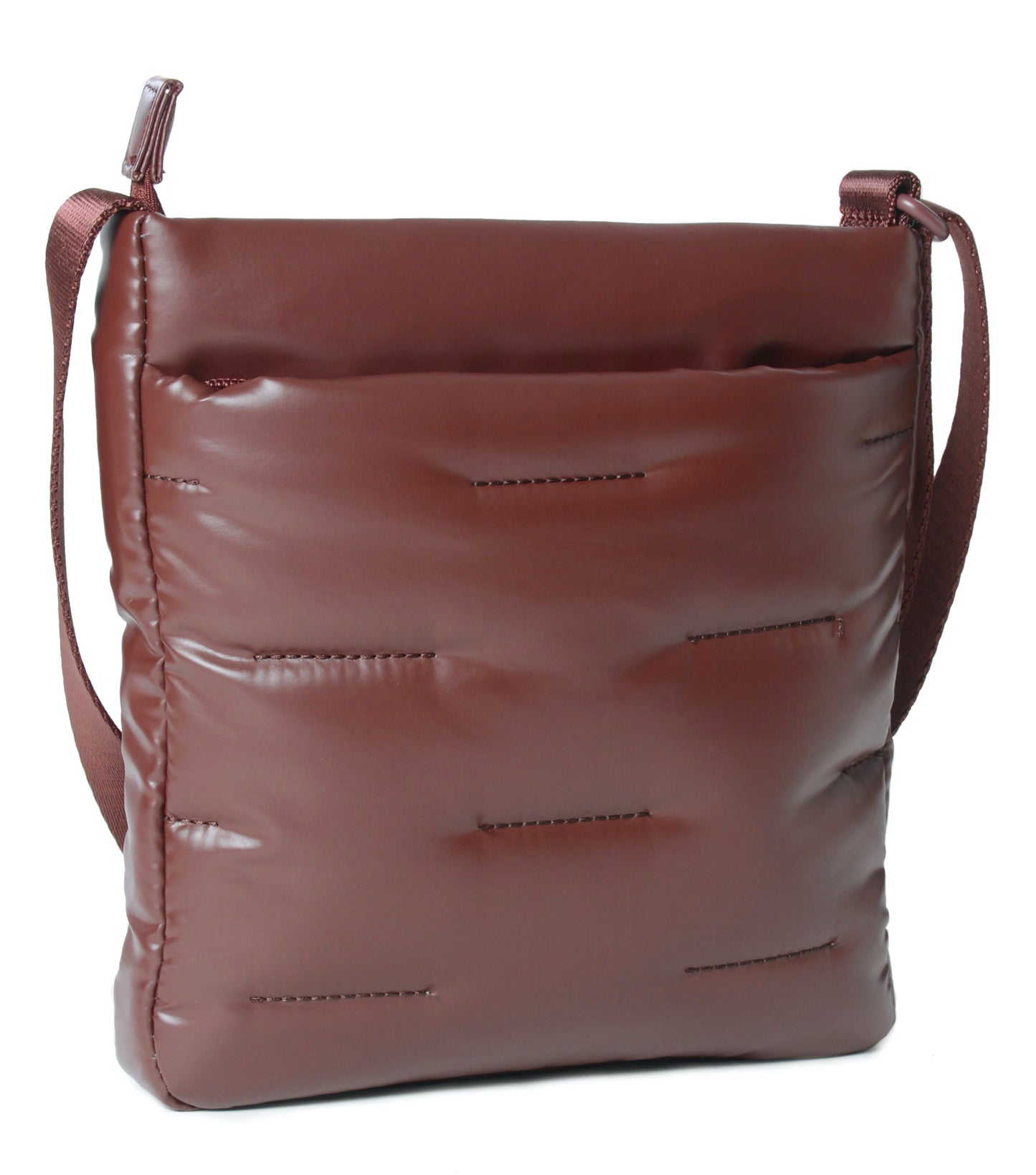 Hedgren CUSHY Vertical Crossbody Bag - Bitter Chocolate