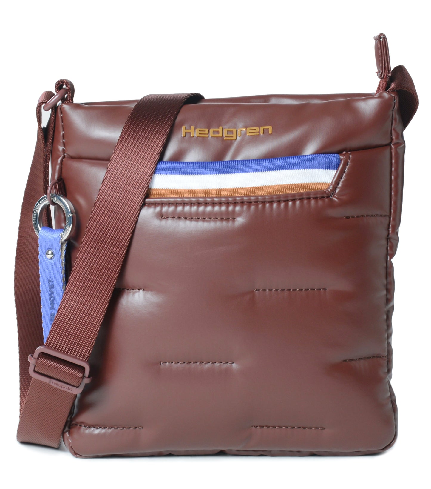 Hedgren CUSHY Vertical Crossbody Bag - Bitter Chocolate