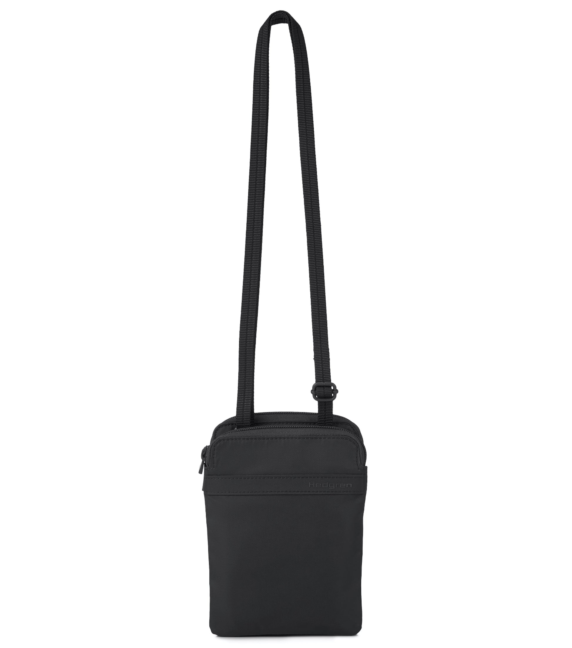 Slim, adjustable shoulder strap