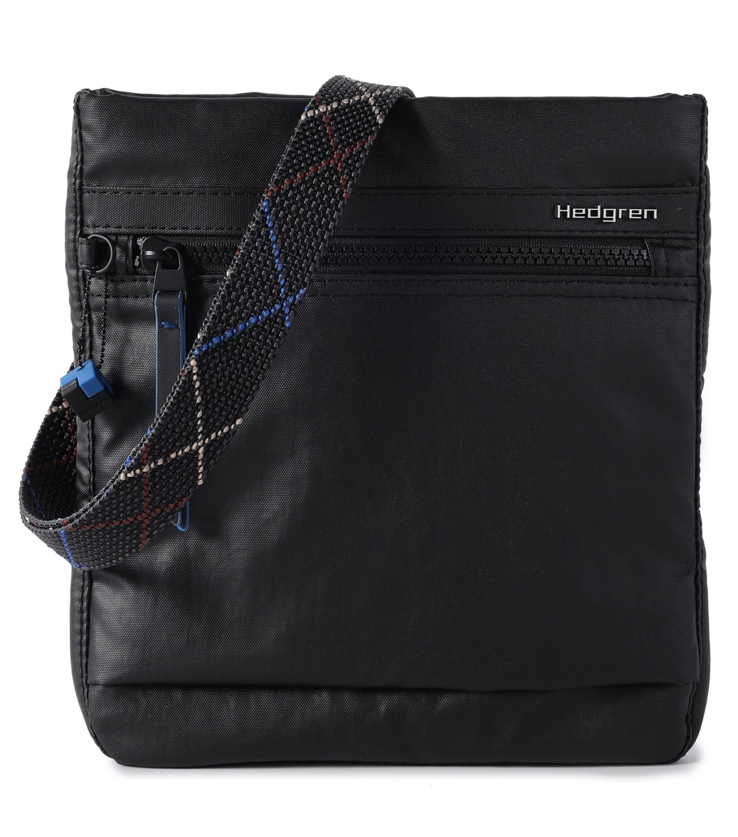 Hedgren Leonce Small Vertical Crossbody Bag with RFID - Creased Black