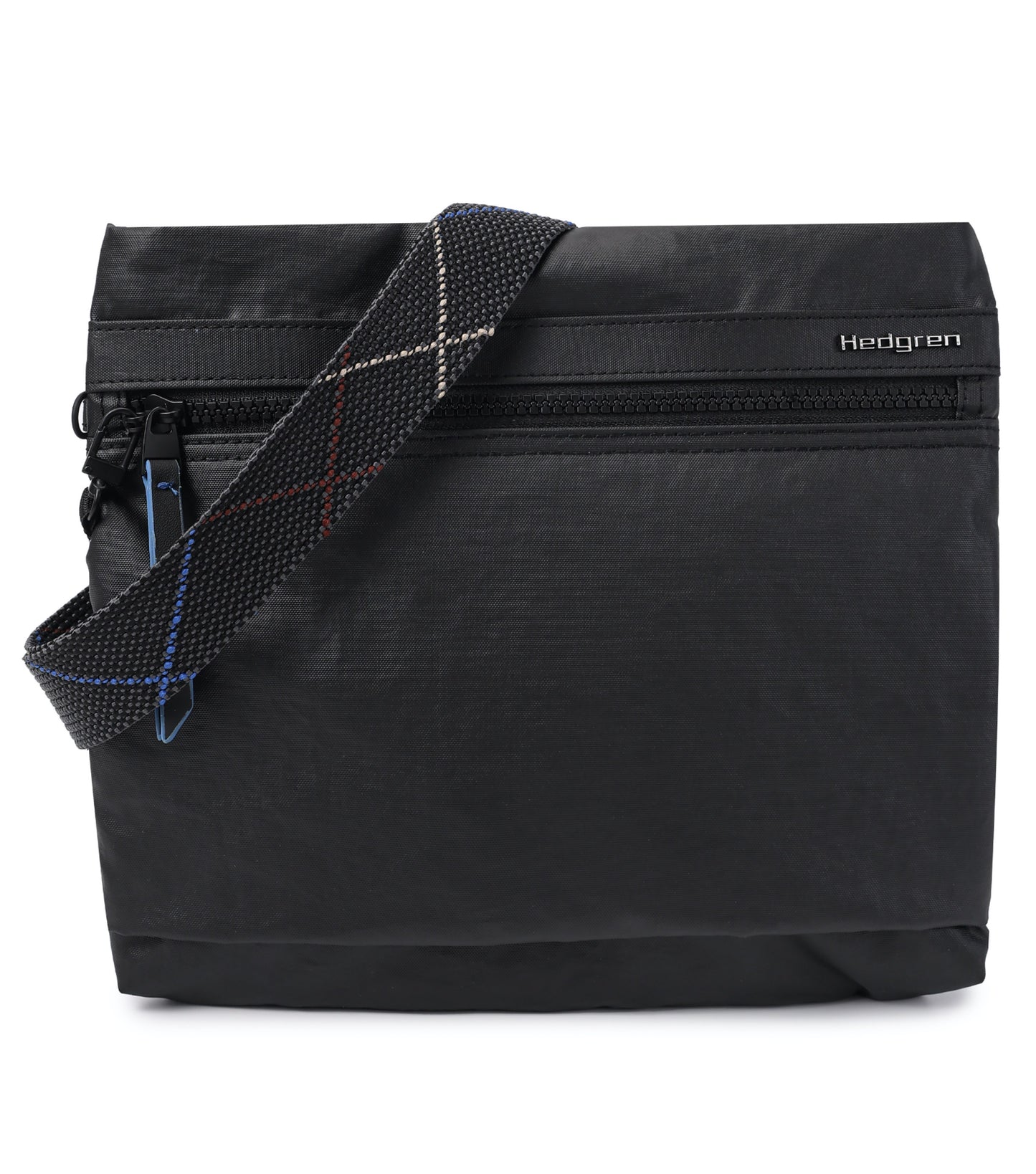 Hedgren Faith Crossover Shoulder Bag with RFID Pocket - Creased Black