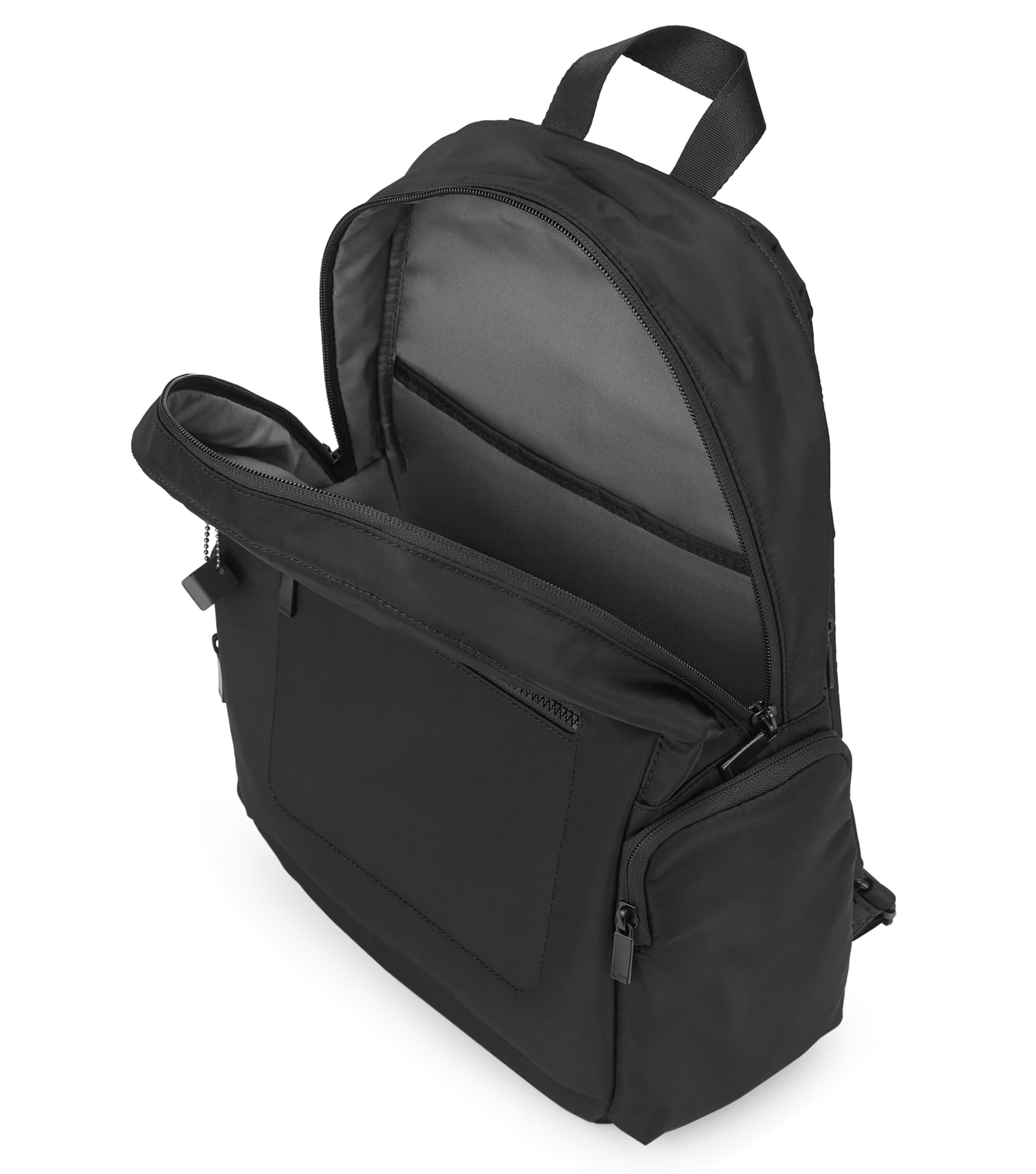 13.3" laptop compartment at the rear of the bag