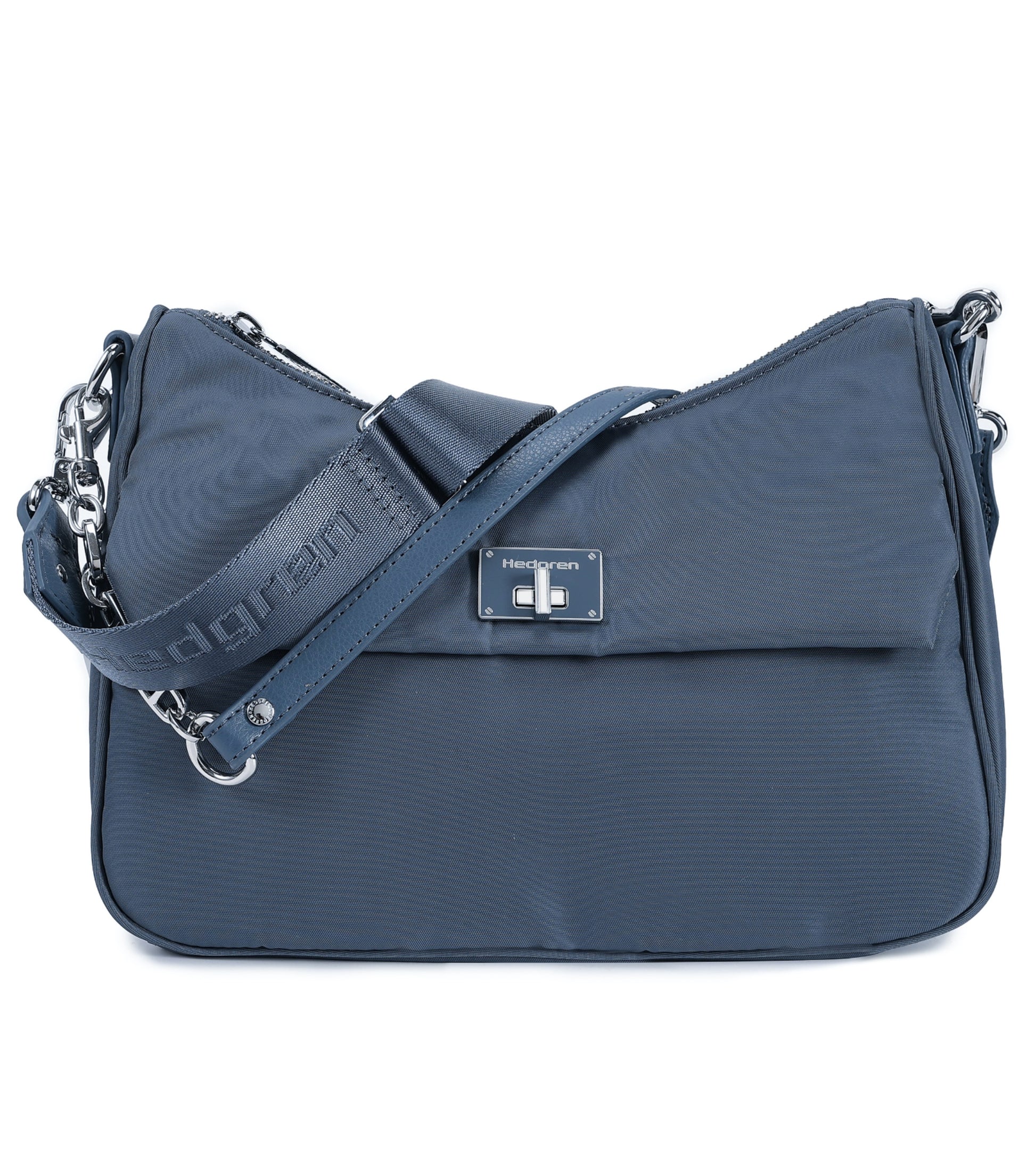 Hedgren Unity Hobo Crossover Bag with RFID - Baltic Blue