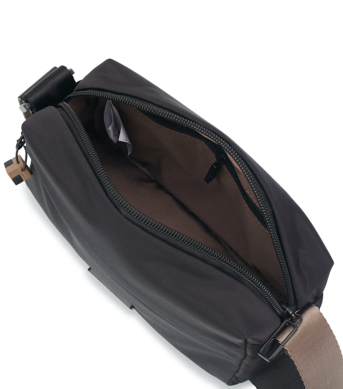 Main compartment has one zippered pocket inside