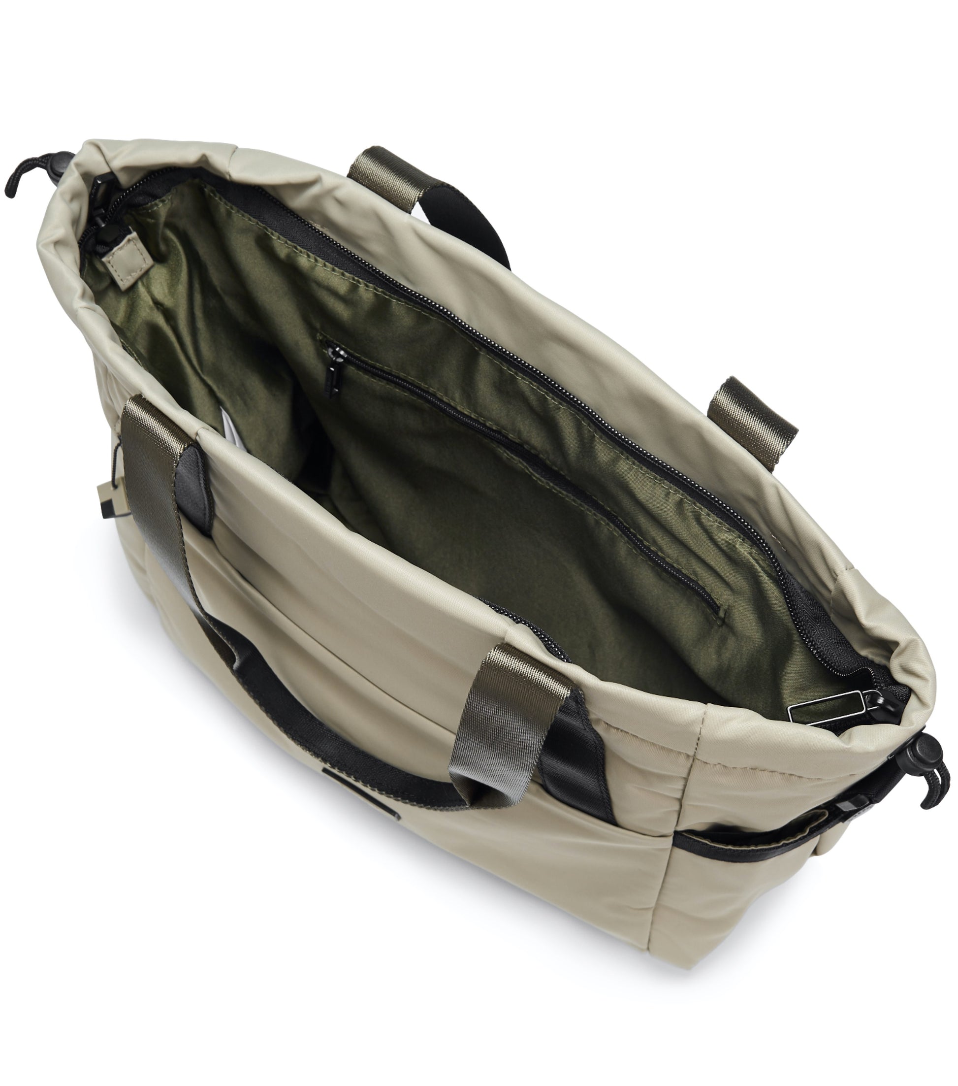 Main compartment has one zippered pocket inside