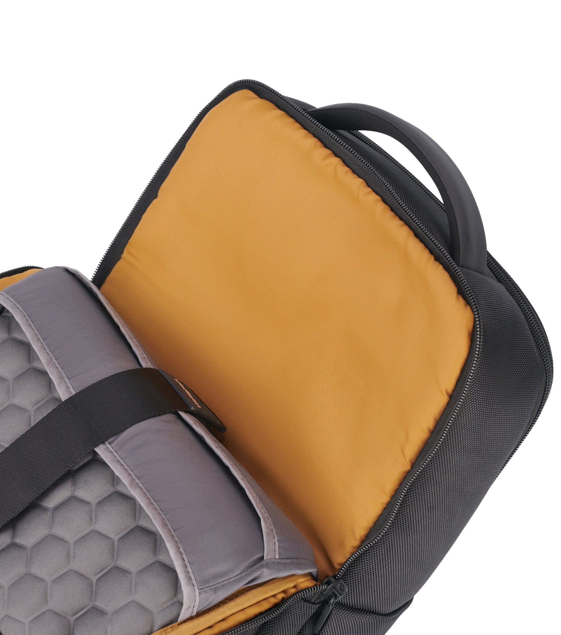 Rear compartment with padded pocket for tablet and laptop