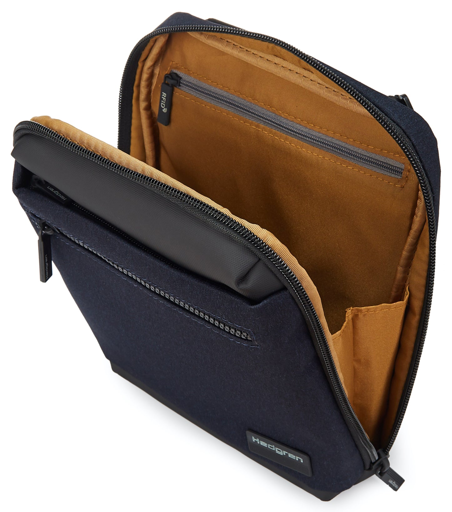 Main compartment holds up to a 10" tablet