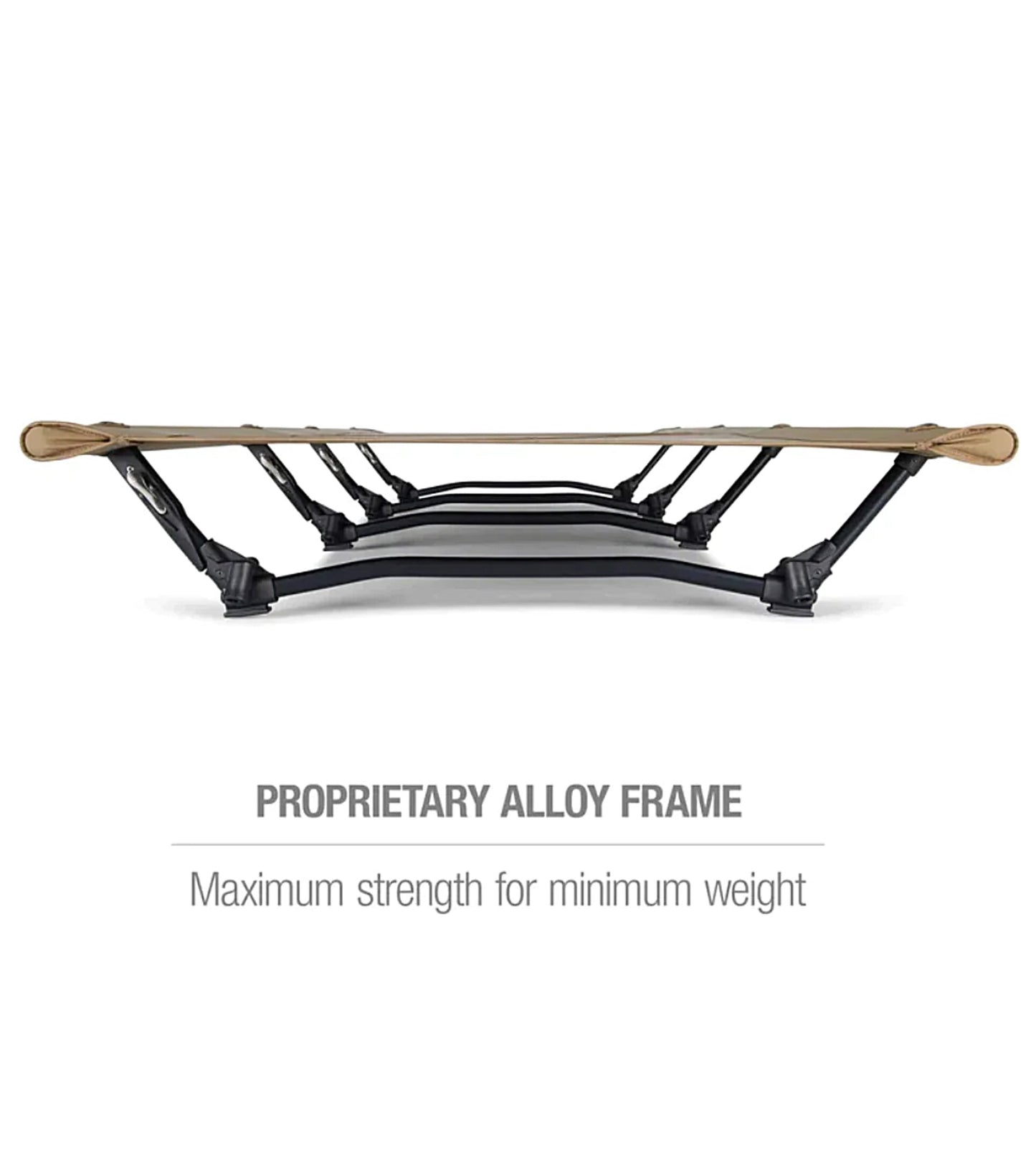 Lightweight and strong: weighs 2.85 kg, supports 145 kg