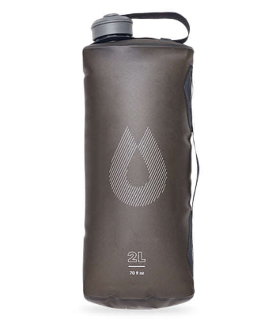 Hydrapak Seeker 2L Collapsible Bottle - Mammoth Grey