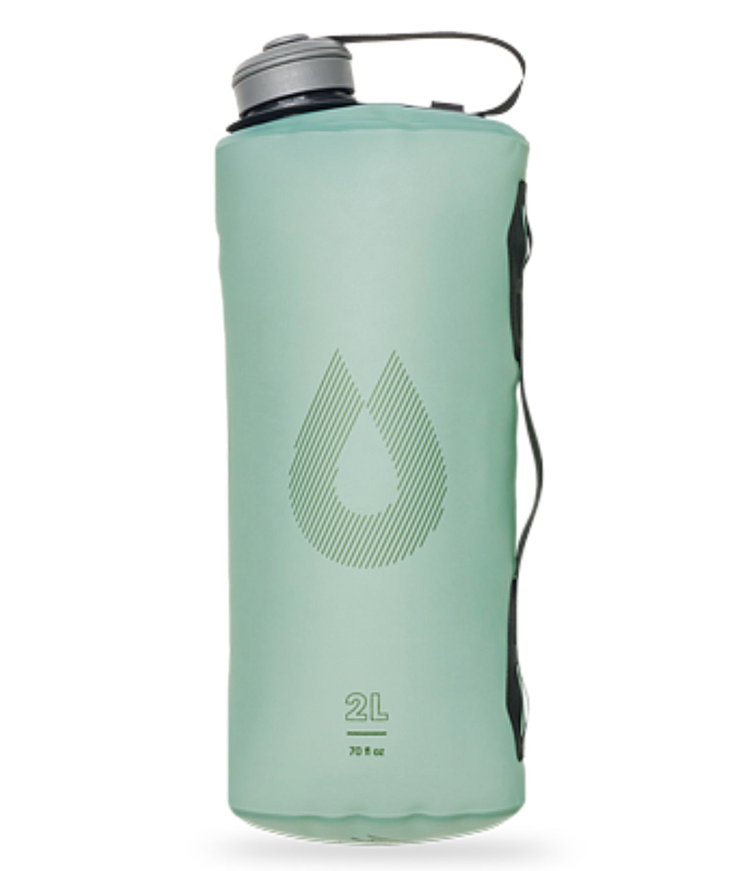 Hydrapak Seeker 2L Collapsible Bottle - Moss Green