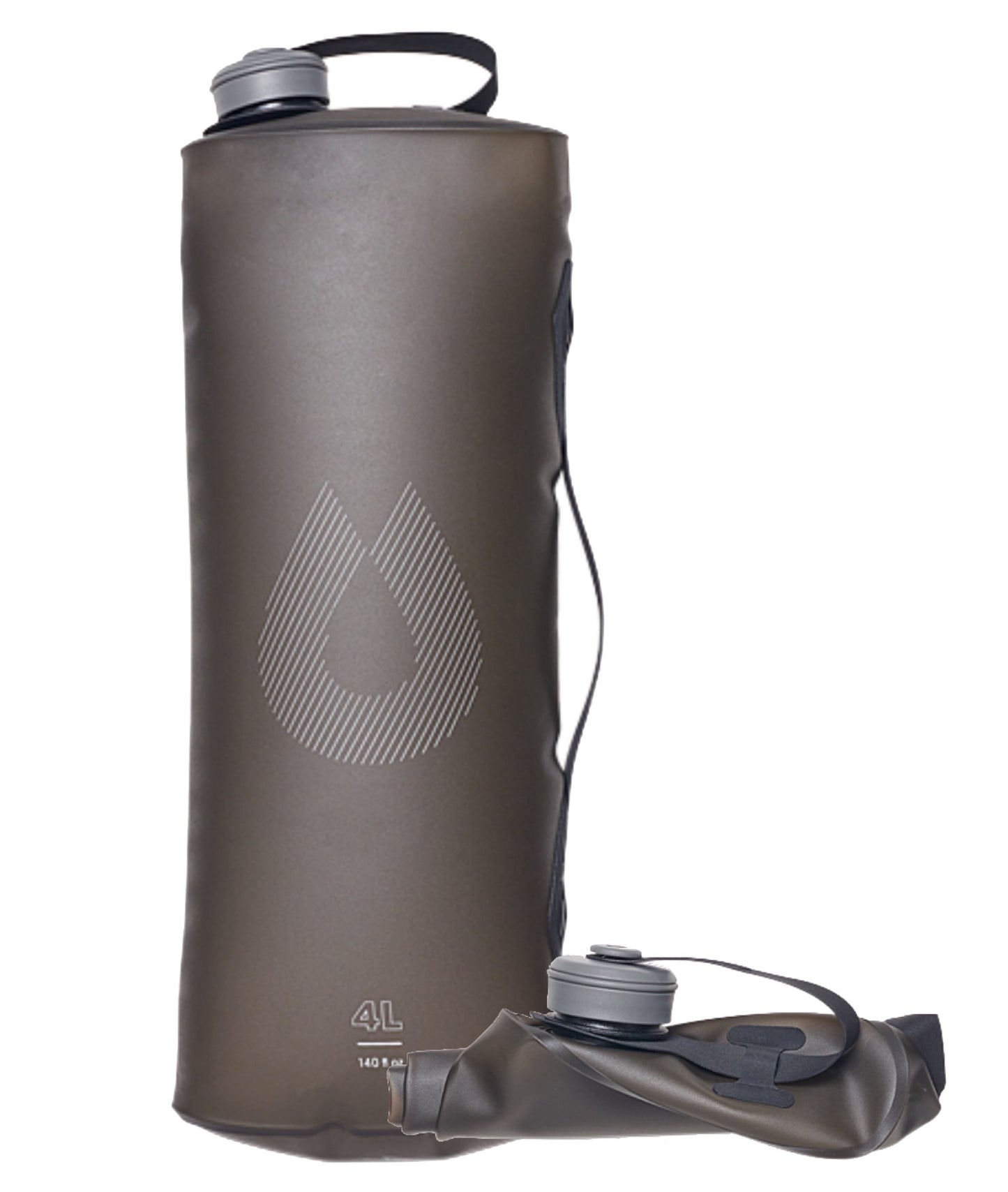 Hydrapak Seeker 4L Collapsible Bottle - Mammoth Grey