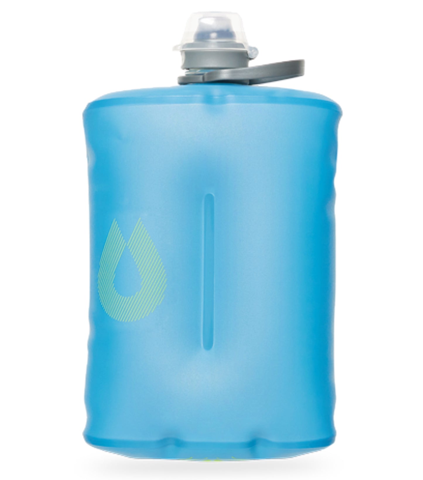 Hydrapak Stow Flip Cap 1L Collapsible Bottle - Tahoe Blue