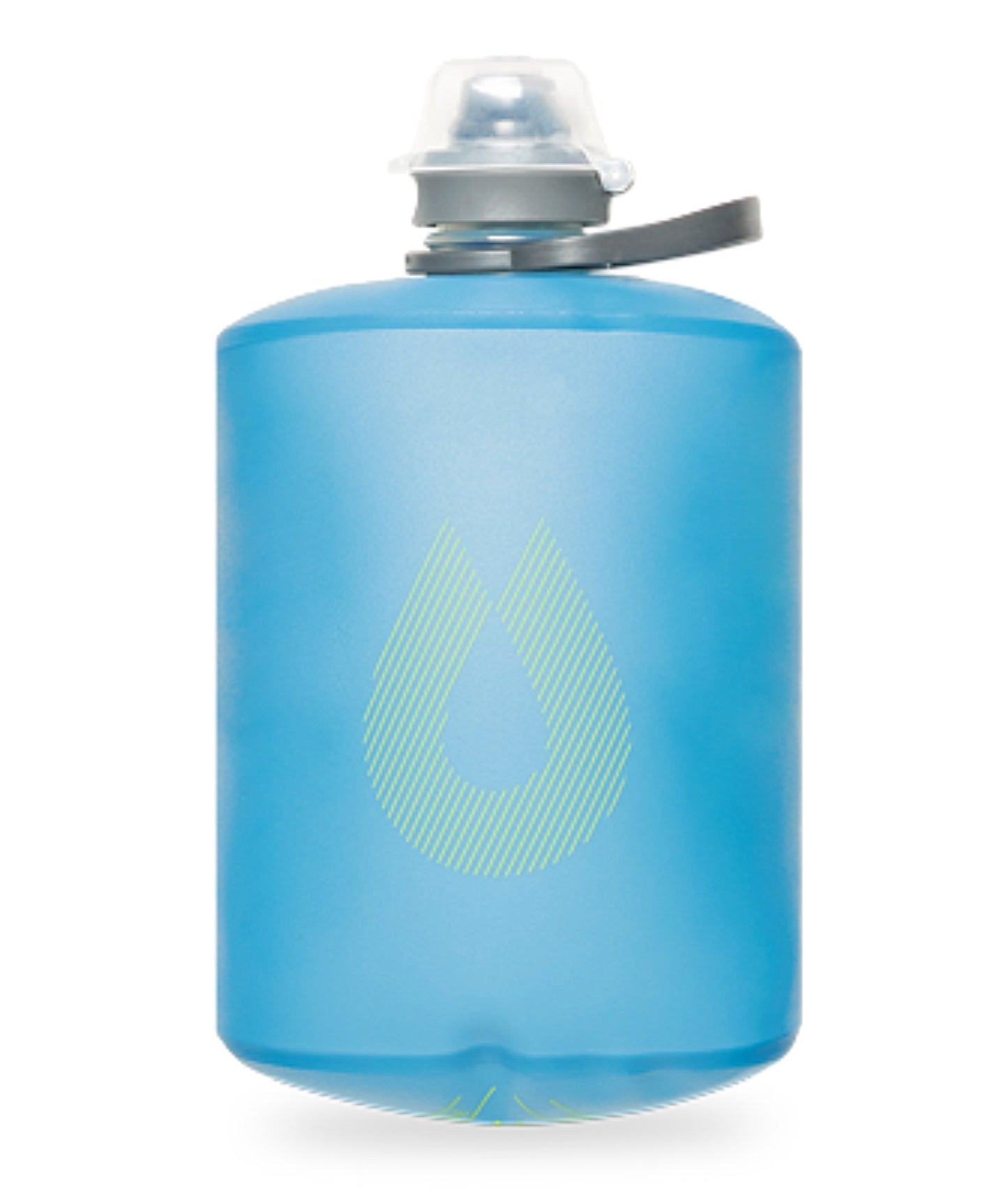 Hydrapak Stow 500ml Flip Cap Collapsible Bottle - Tahoe Blue