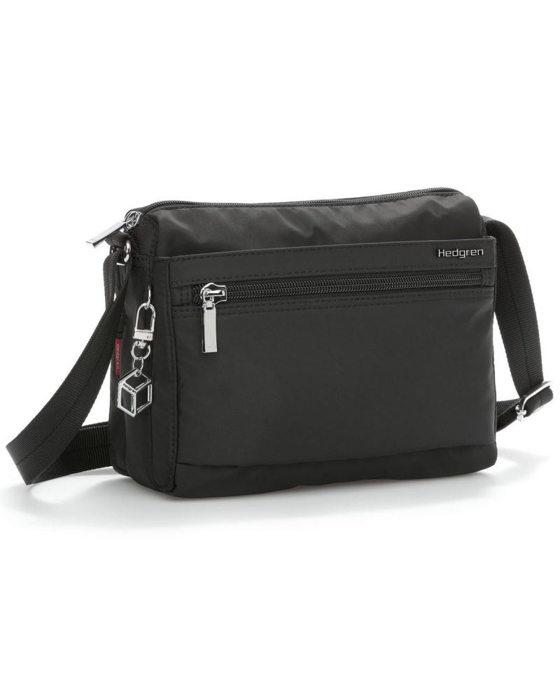 EYE - Shoulder Bag with RFID Pocket - Black