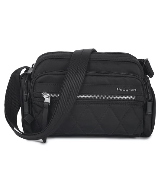 Hedgren EMILY Crossbody Bag with RFID Pocket - Quilted Black