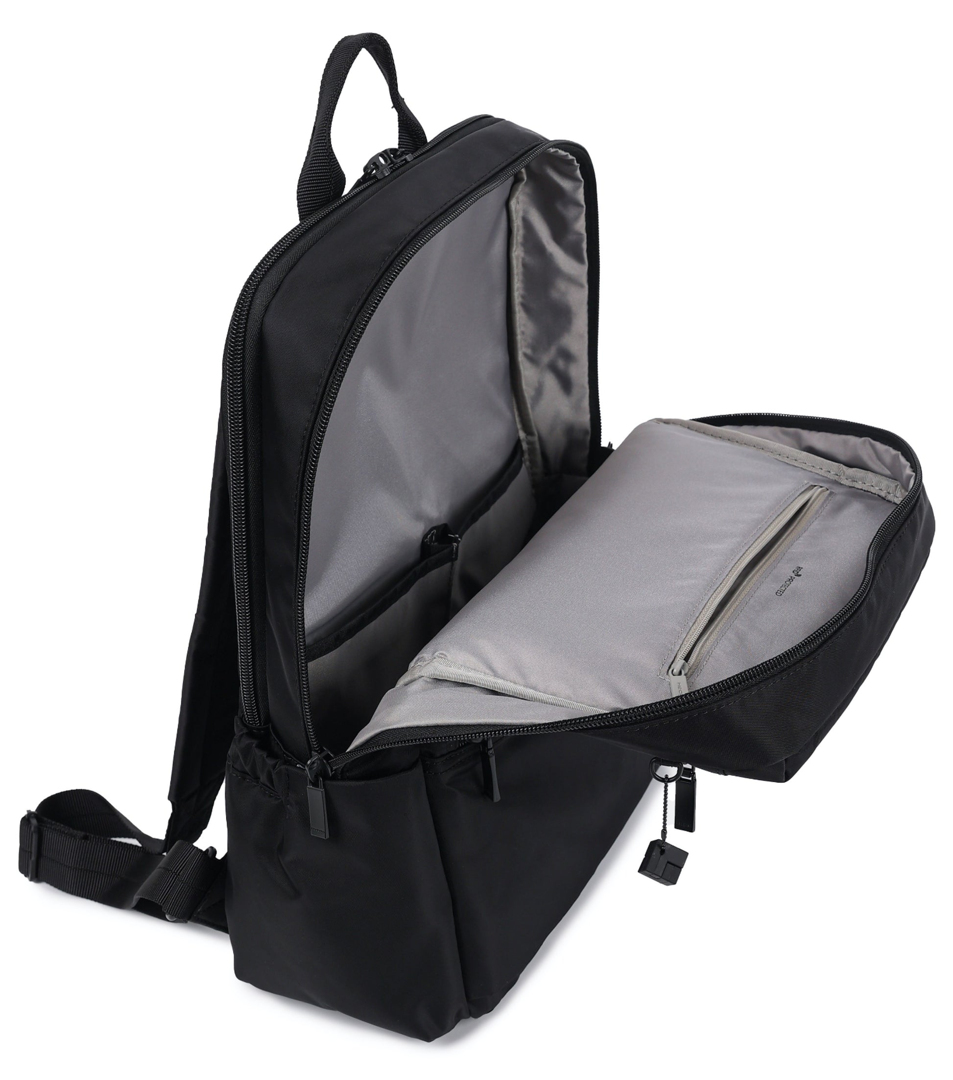 Main compartment with padded compartment for 15.6" laptop