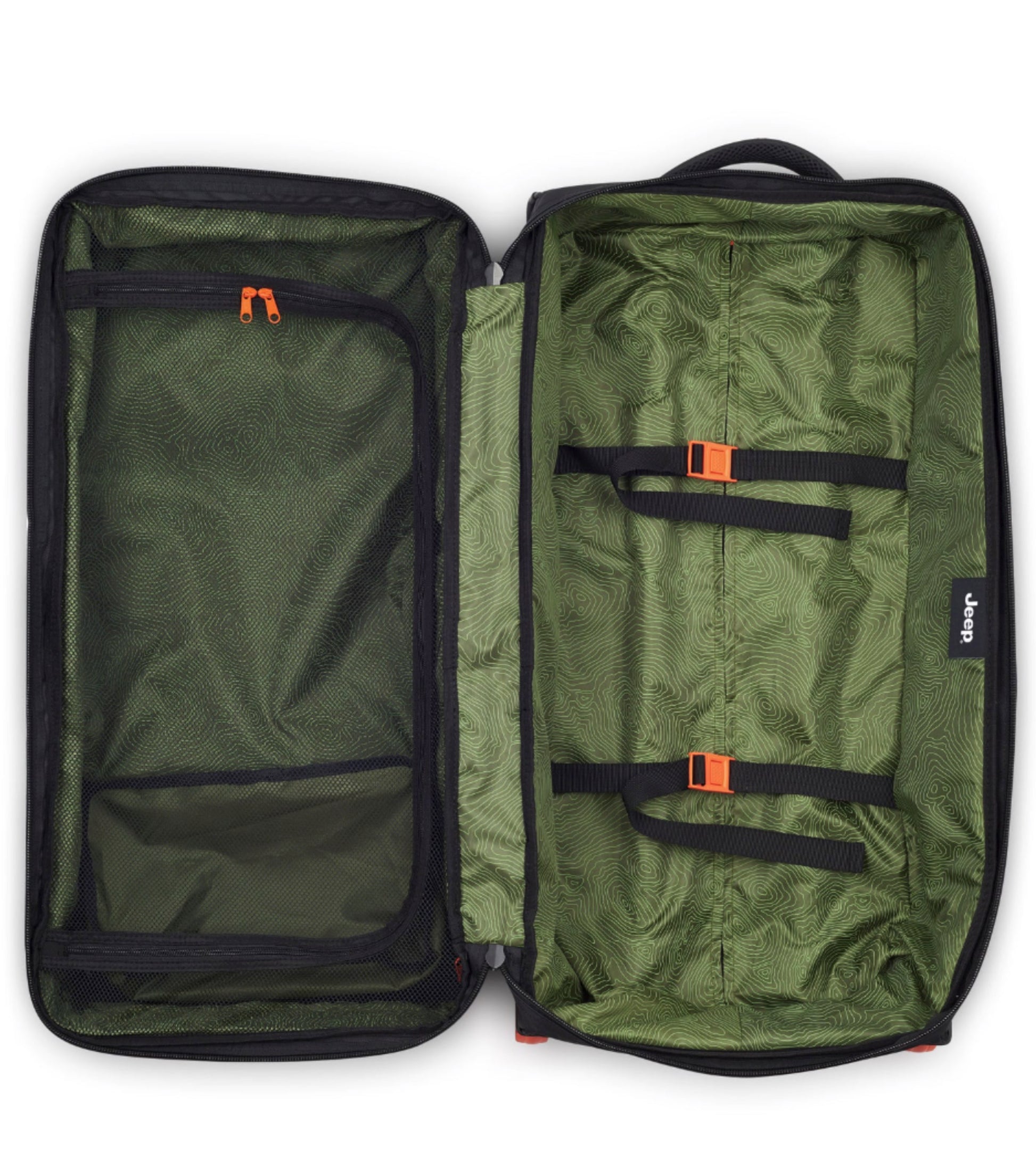 Dual large compartments to ensure you maximize every inch of space for your gear and essentials