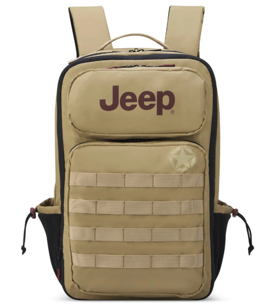 Jeep Tactical 15.6" Laptop Backpack - Beige (JS010B)