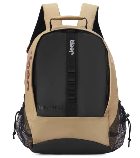 Jeep Versatile 15.6" Laptop Backpack - Beige (JS011B)