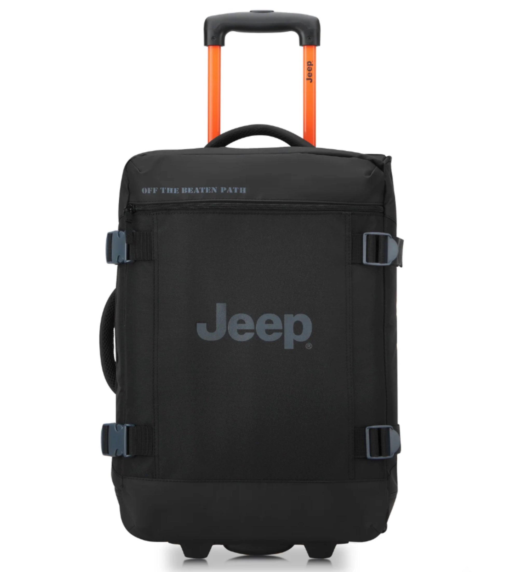 Jeep 55 cm 2-Wheel Rolling Duffle Bag - Black (JS007C)