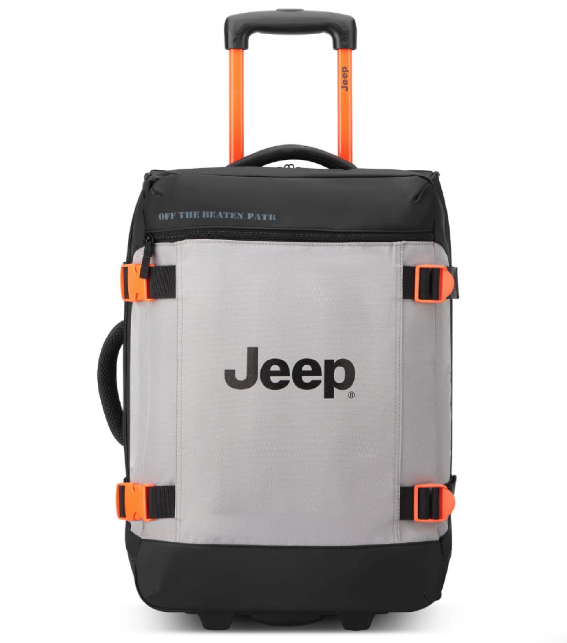 Jeep 55 cm 2-Wheel Rolling Duffle Bag - Grey Drizzle (JS007C)