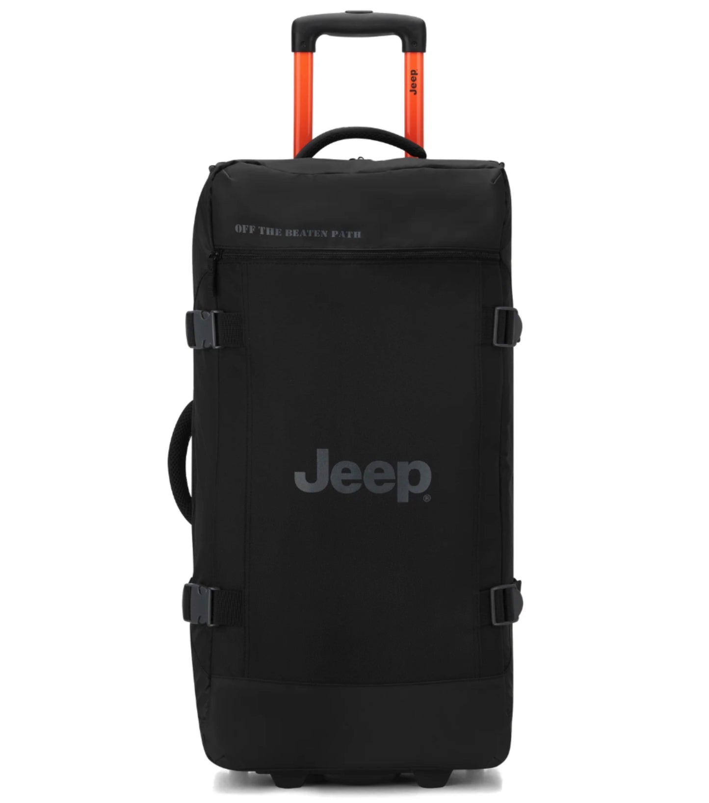 Jeep 73 cm 2-Wheel Rolling Duffle Bag - Black (JS007C)