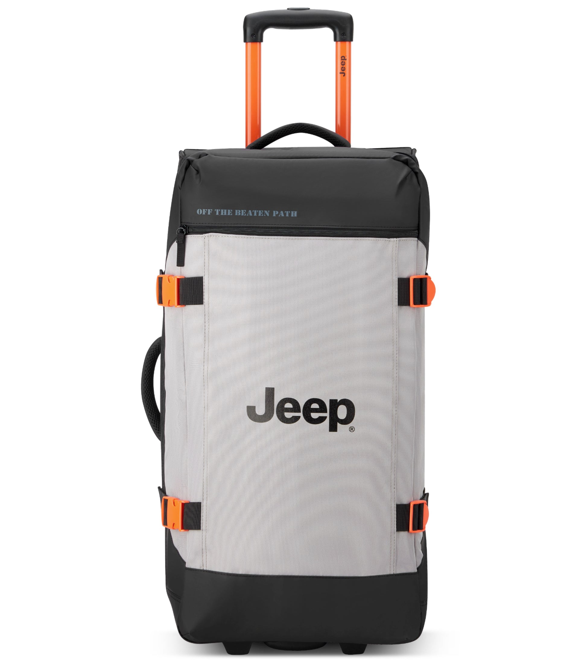 Jeep 73 cm 2-Wheel Rolling Duffle Bag - Grey Drizzle (JS007C)