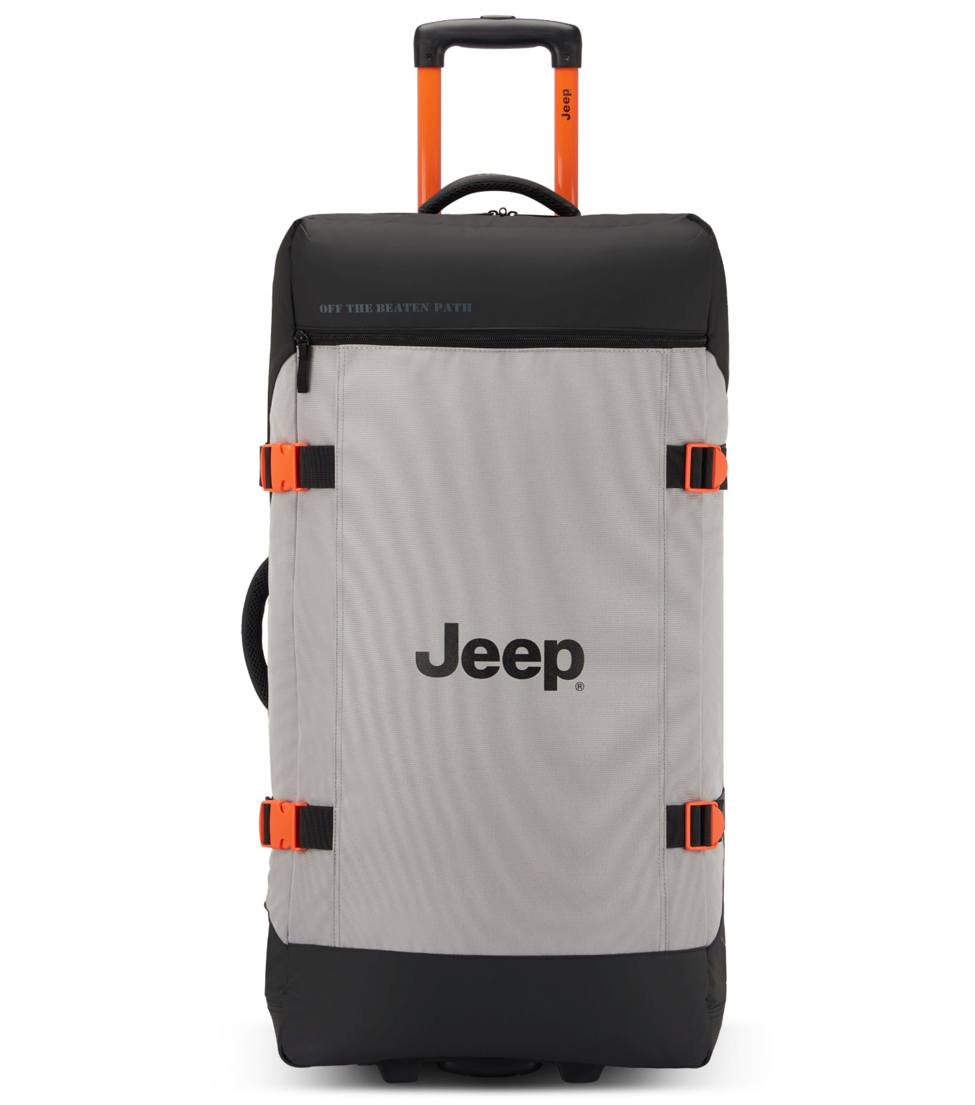 Jeep 82 cm 2-Wheel Rolling Duffle Bag - Grey Drizzle (JS007C)