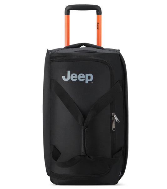 Jeep 55 cm 2-Wheel Rolling Duffle Bag - Black