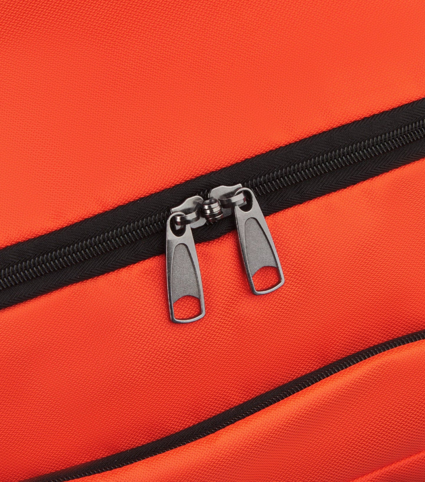 Precision-Engineered interlocking zippers compatible with your trusted combination lock securing your gear in the great outdoors (lock not included)