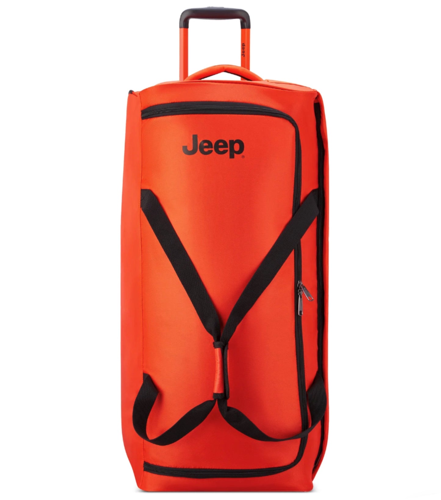 Jeep 82 cm 2-Wheel Rolling Duffle Bag - Orange (JS009D)