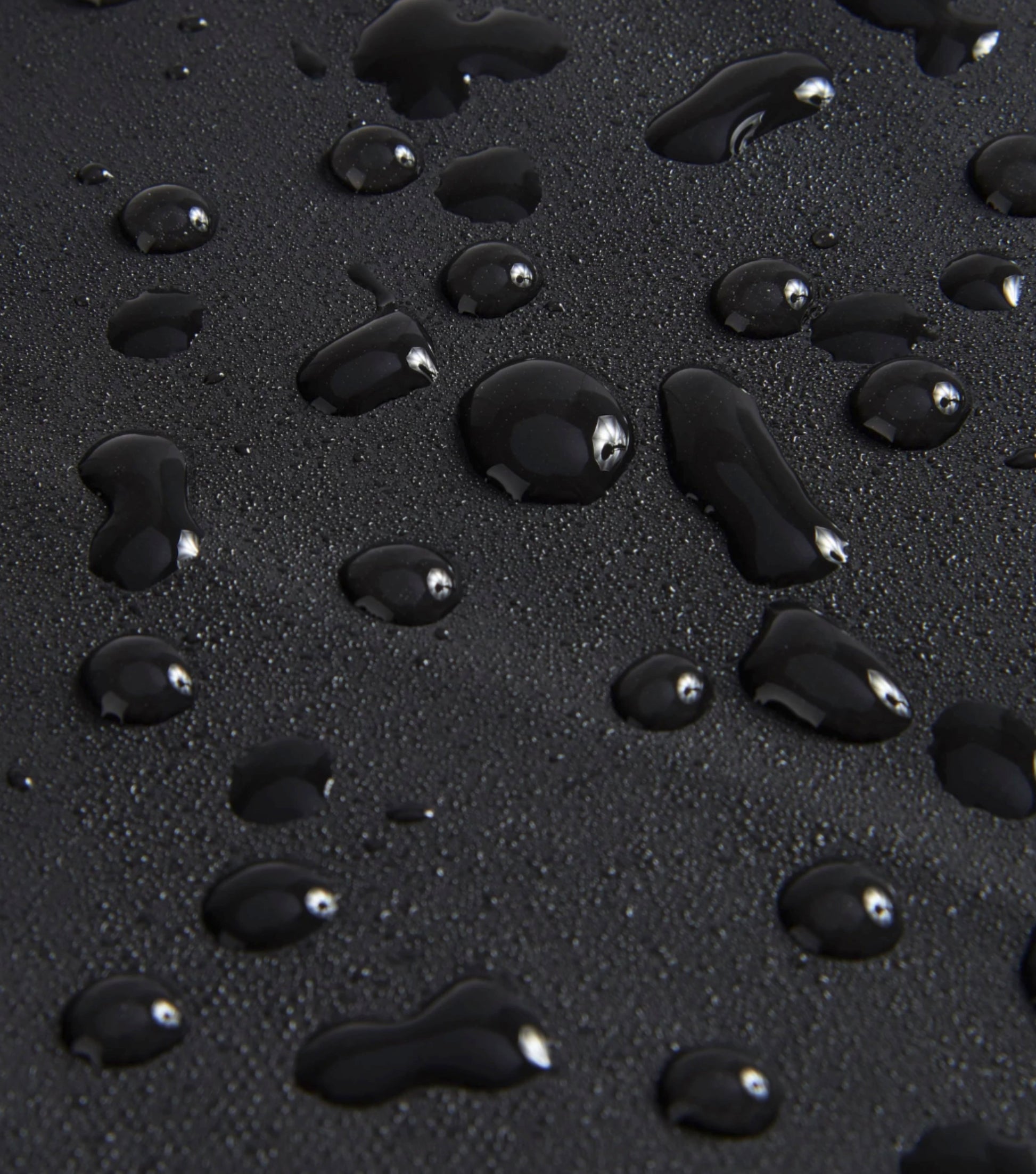 Fabric crafted from recycled water-repellent polyester