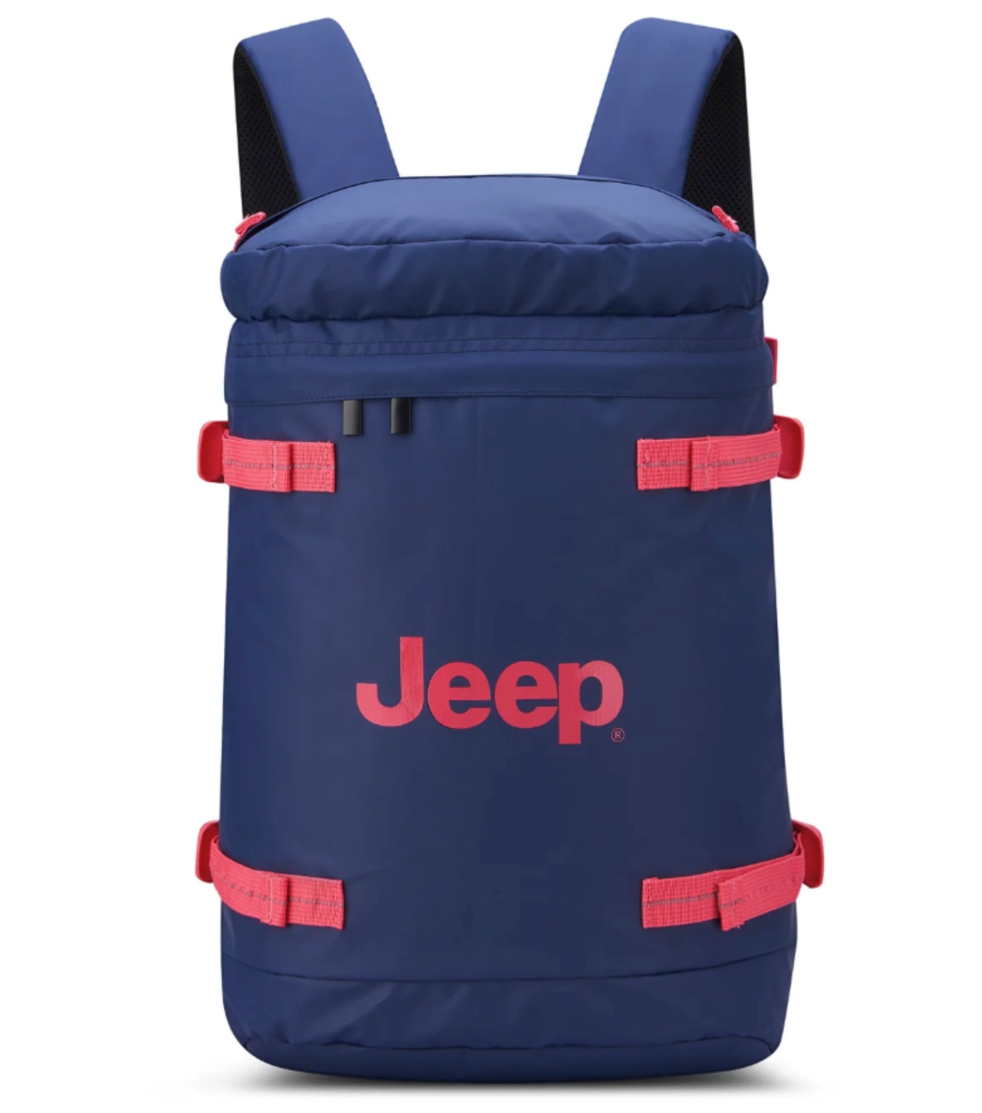 Jeep Cylindrical 17" Laptop Backpack with RFID - Navy (JS013C)