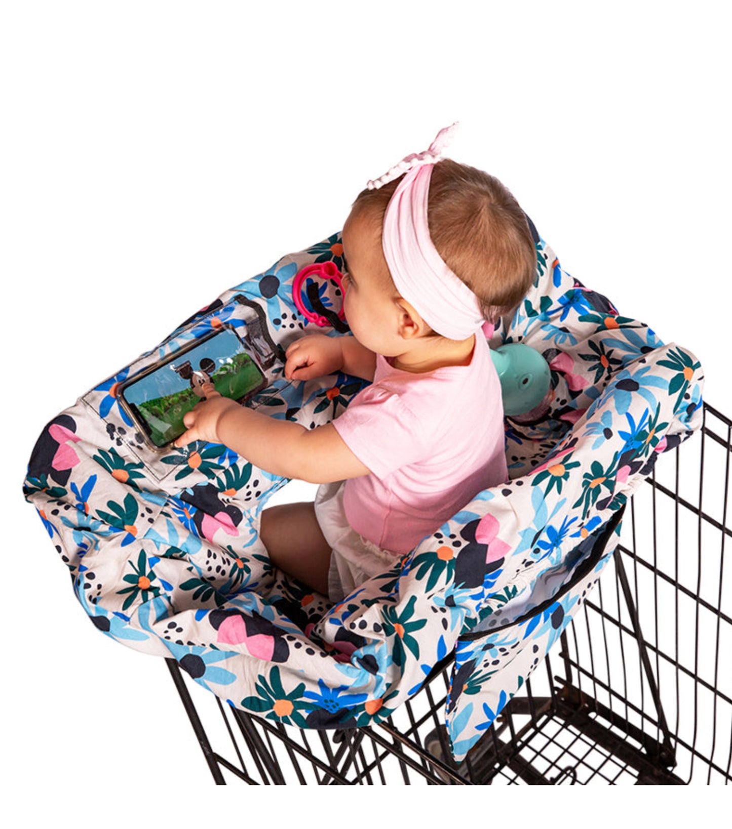 Fits all shopping carts and restaurant style high chairs