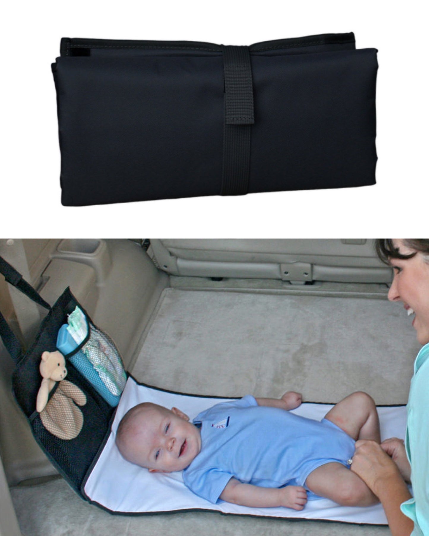 JL Childress Nappy Station To-Go - Black