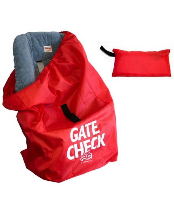 Car Seat Gate Check Bag, stuffs quickly into attached pouch