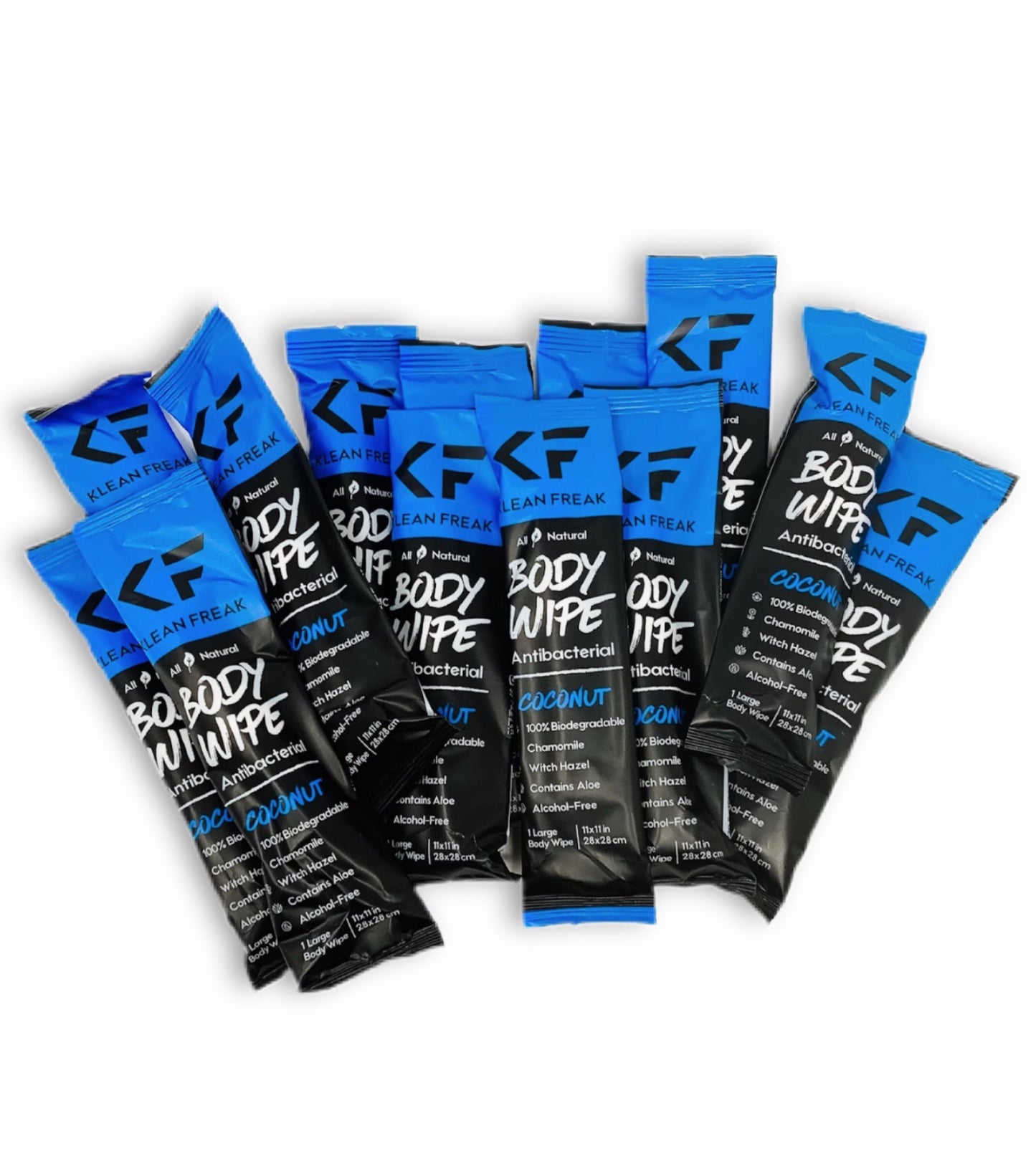 Klean Freak Body Wipes 12 Pack - Coconut